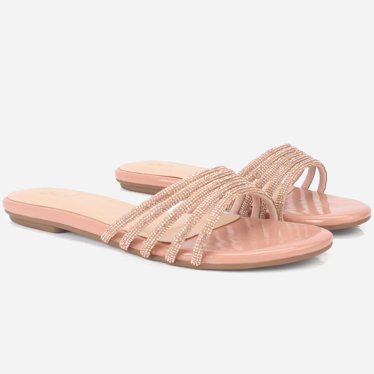 Women "MINNIE" Summer Embellished Flat Slippers - Image 2