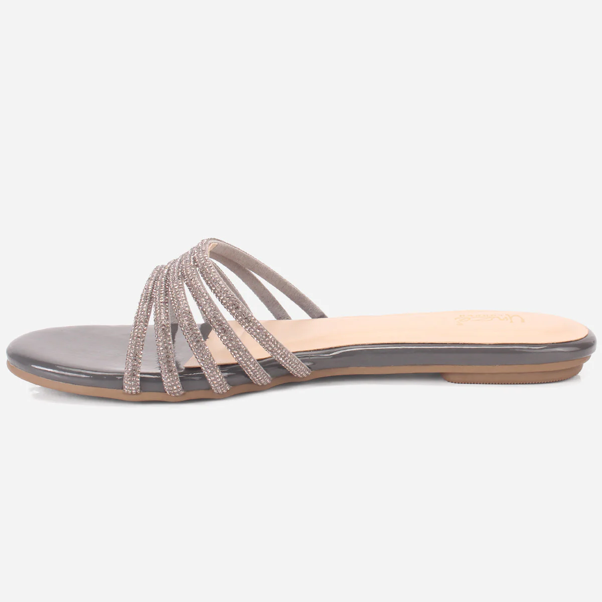 Women "MINNIE" Summer Embellished Flat Slippers - Image 3