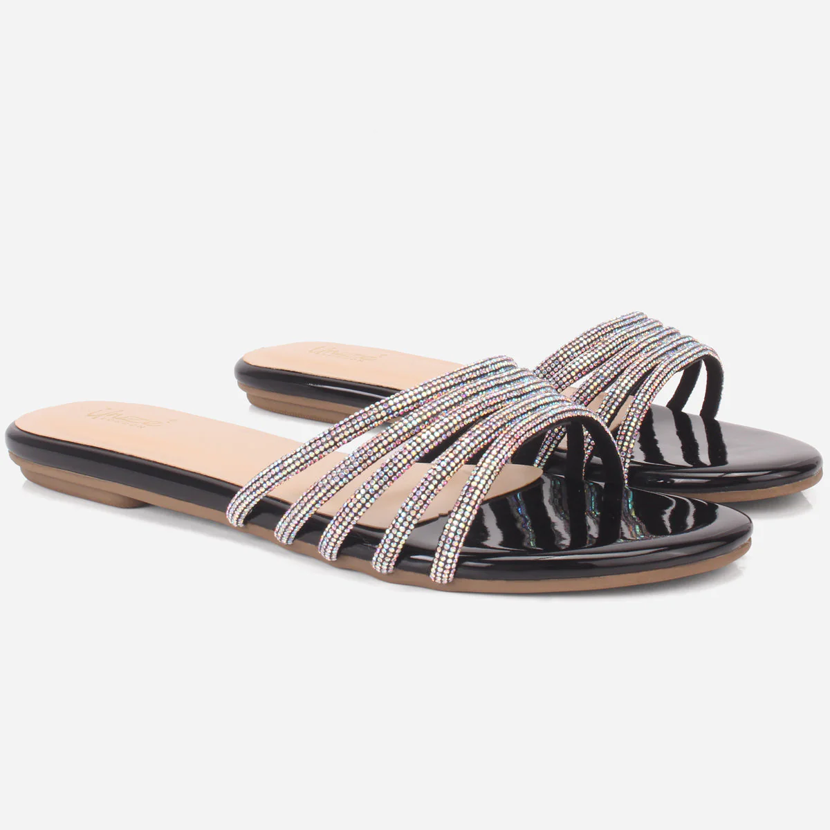 Women "MINNIE" Summer Embellished Flat Slippers - Image 2
