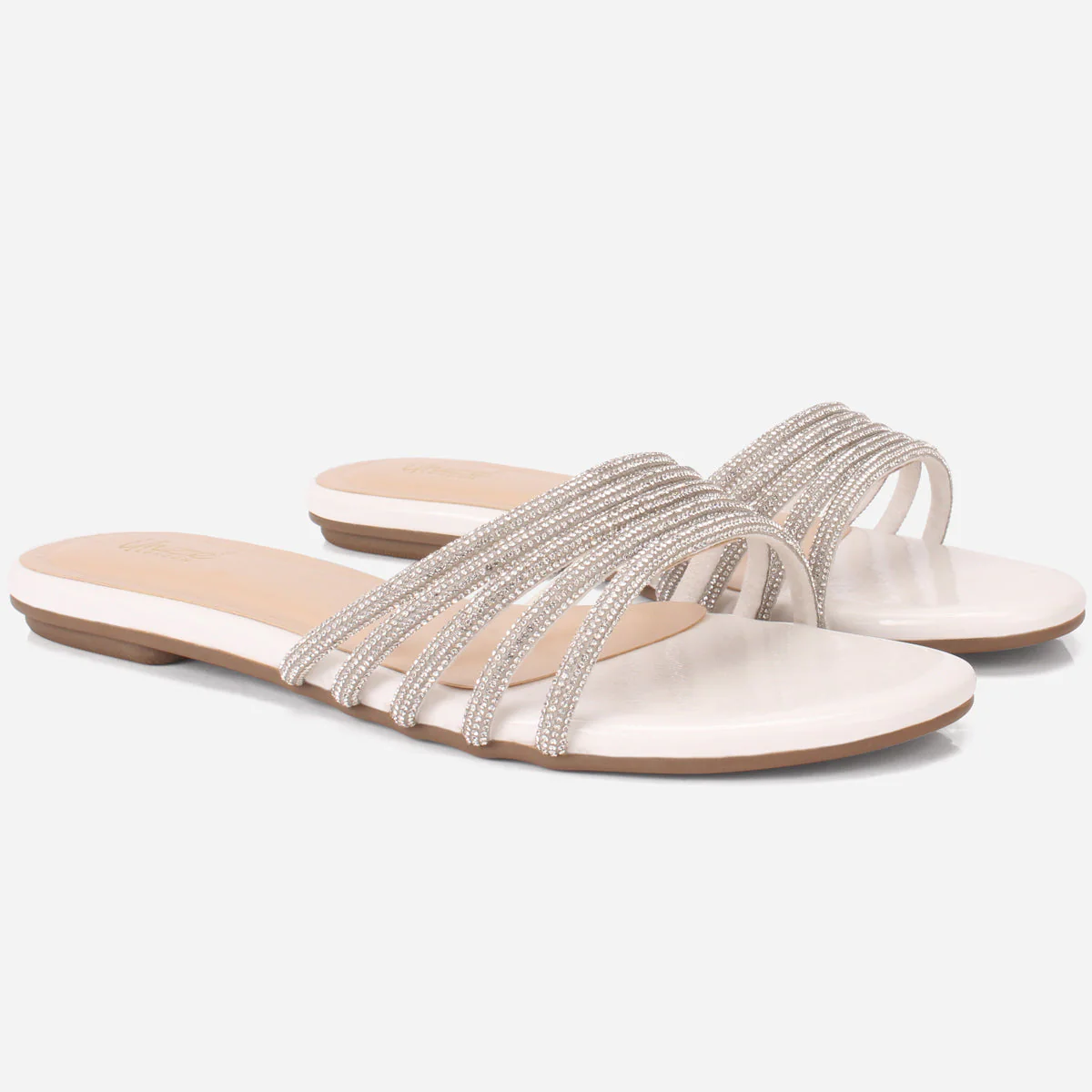 Women "MINNIE" Summer Embellished Flat Slippers - Image 2