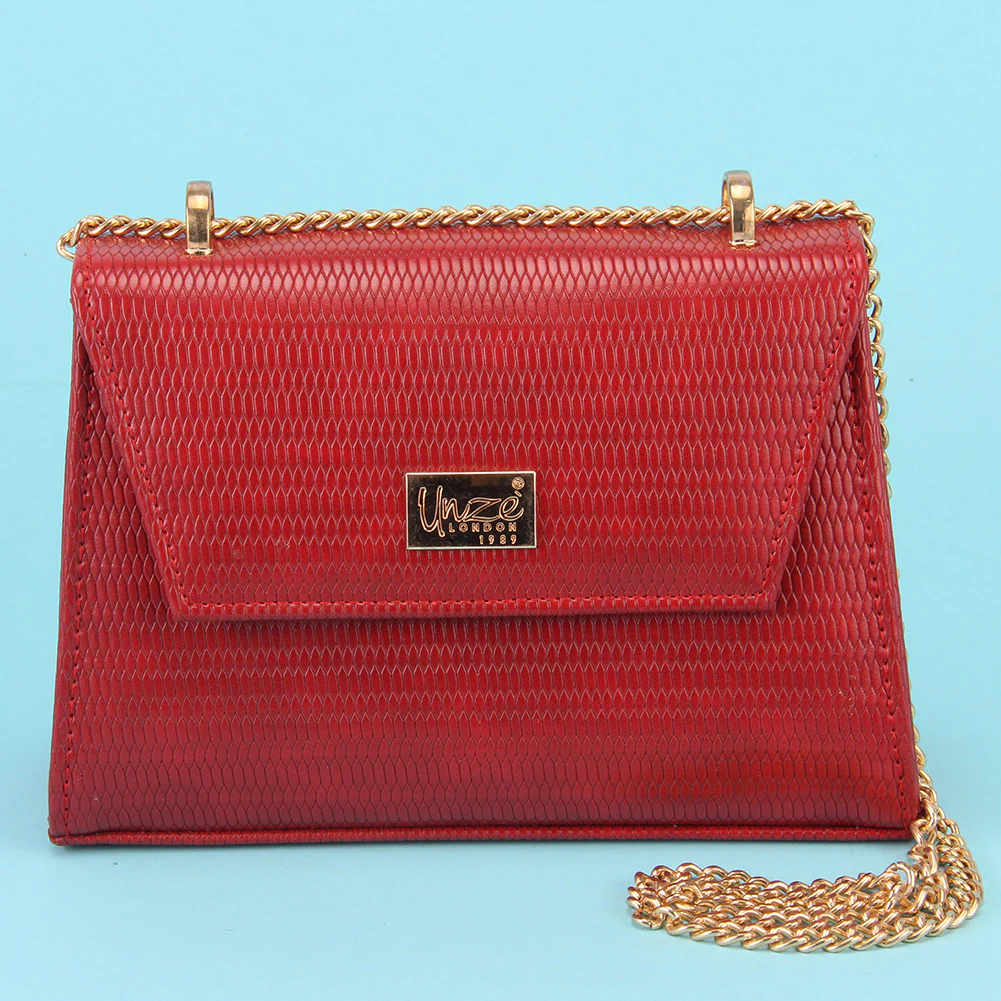 Women "NAIMO" Clutch Bag With Detachable Chain - Image 4