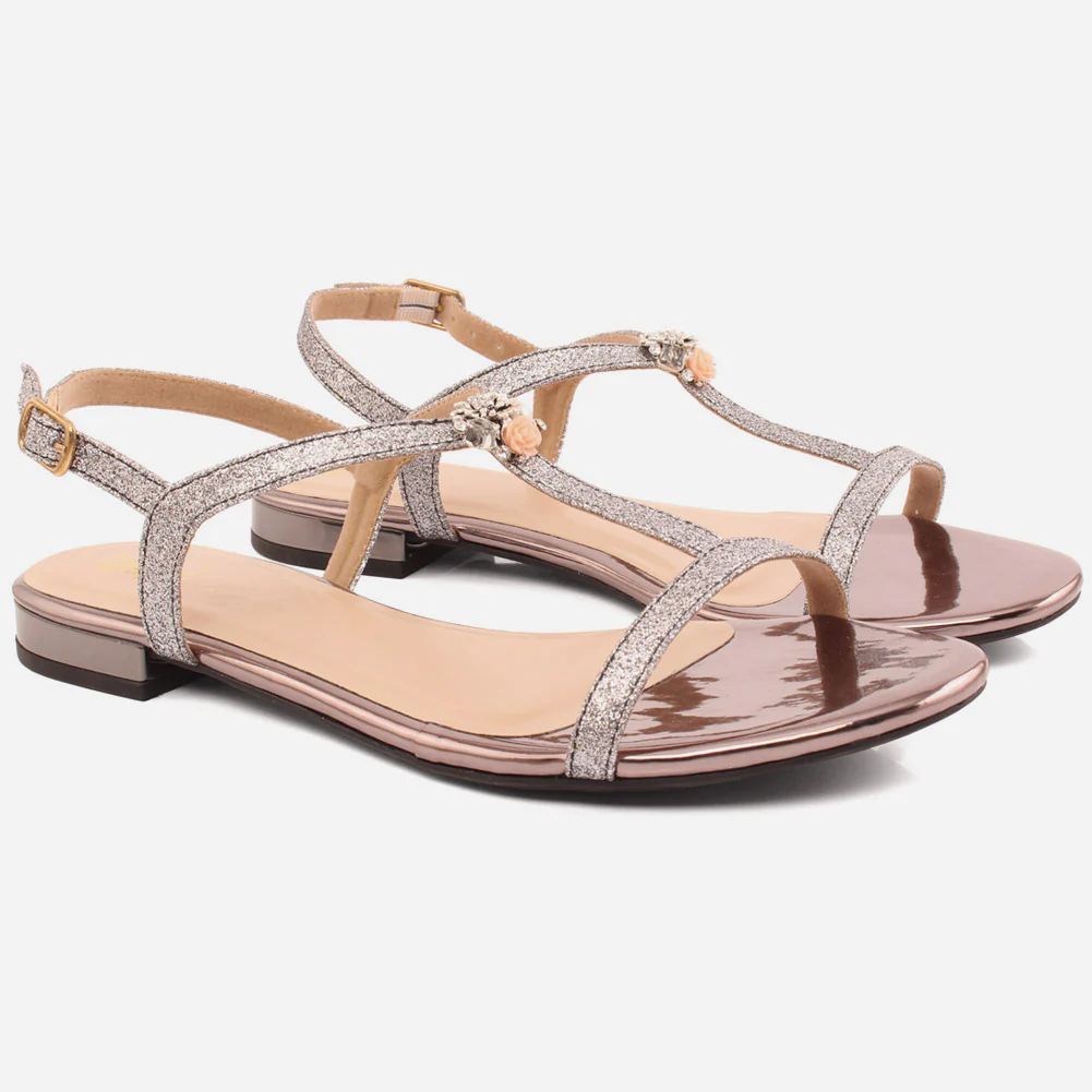 Women "Nika" perfect day-to-night sparkling Sandals - Image 2