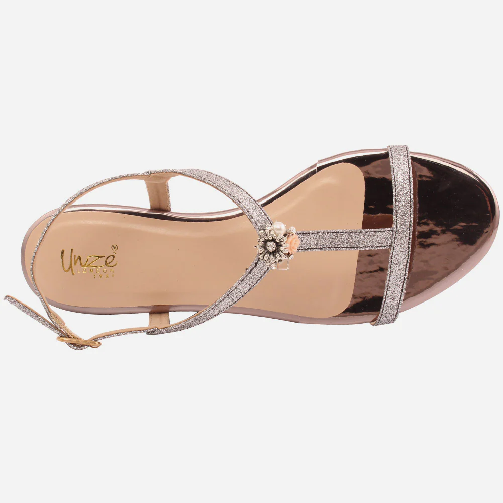 Women "Nika" perfect day-to-night sparkling Sandals - Image 4
