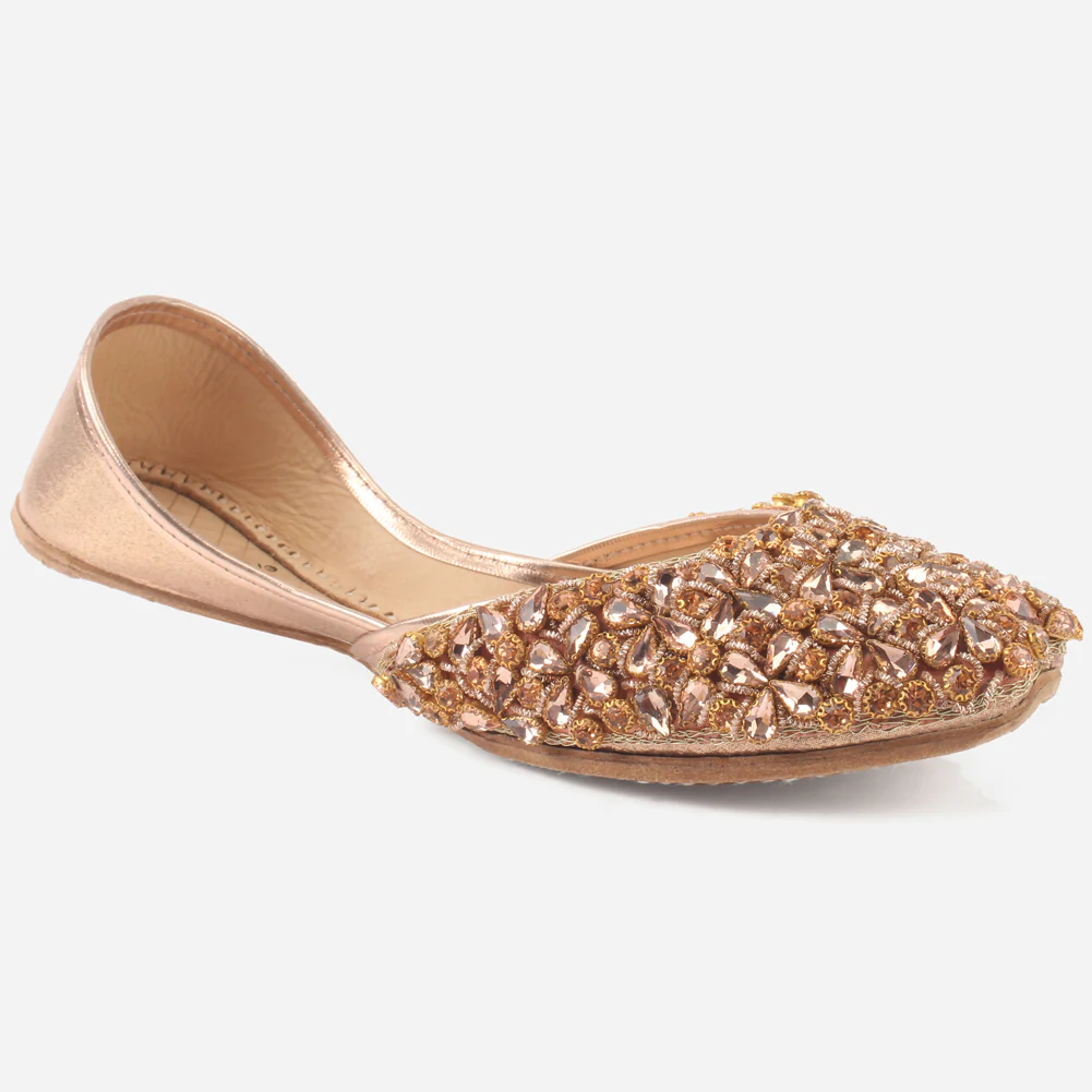 Women "NIKKO" Embellished Slip On Khussa