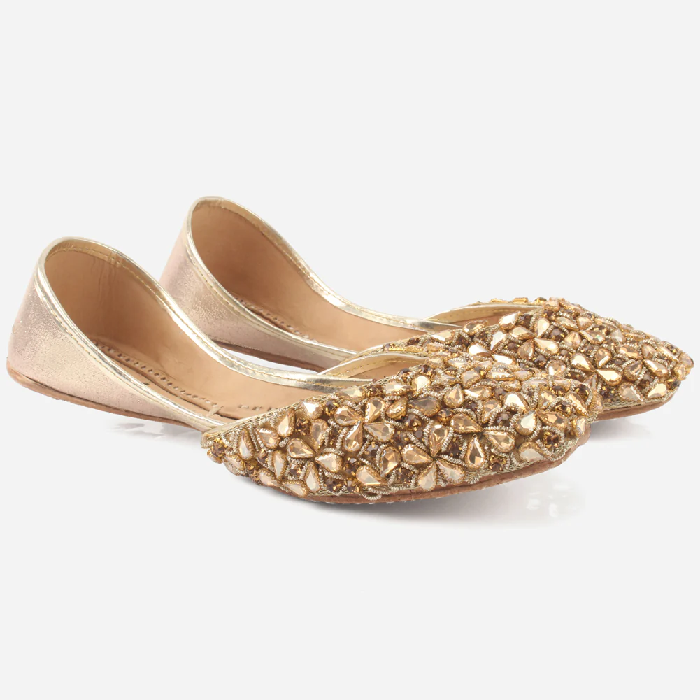 Women "NIKKO" Embellished Slip On Khussa - Image 2