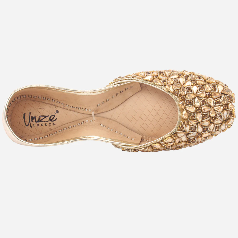 Women "NIKKO" Embellished Slip On Khussa - Image 4