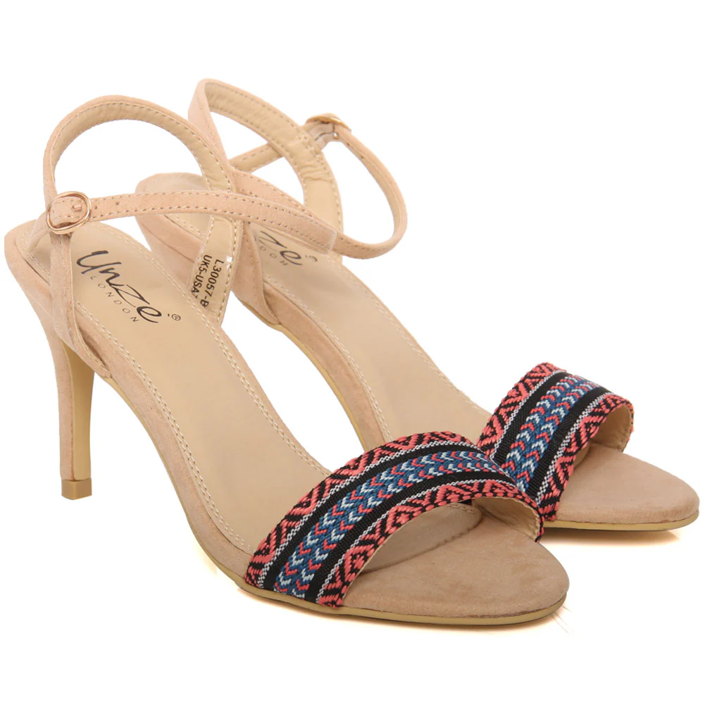 Women “NINA” High Heel Open Toe Ankle Strap Sandals - Image 2