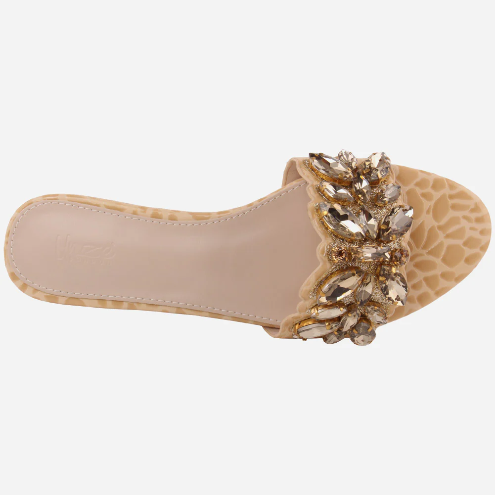 Women "PAM" Glitter Crystal Slippers - Image 4