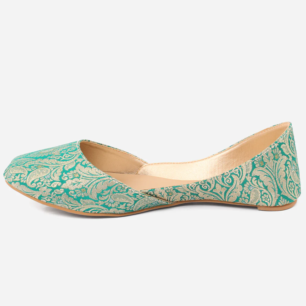Women "POLINA" Slip On Punjabi Khussa - Image 3