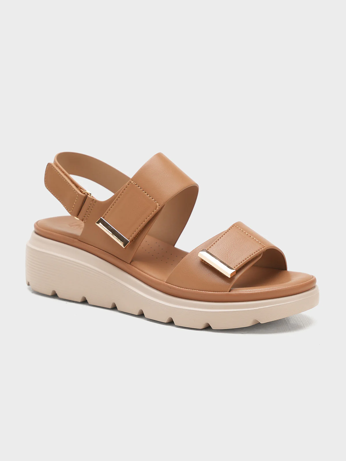Women "RILEY" Comfort Velcro Strap Sandals - Image 2