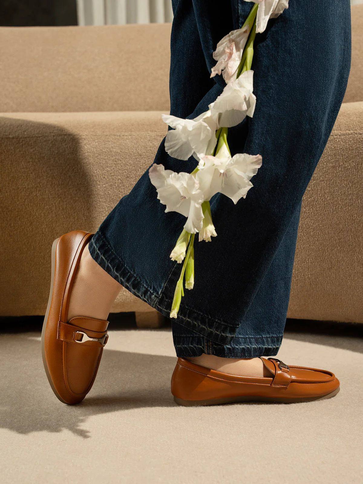 Women "RODRI" Easy Slip On Design Moccasins - Image 6
