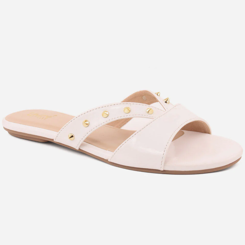 Women" SABINE" Rubber Sole Slip On Slippers
