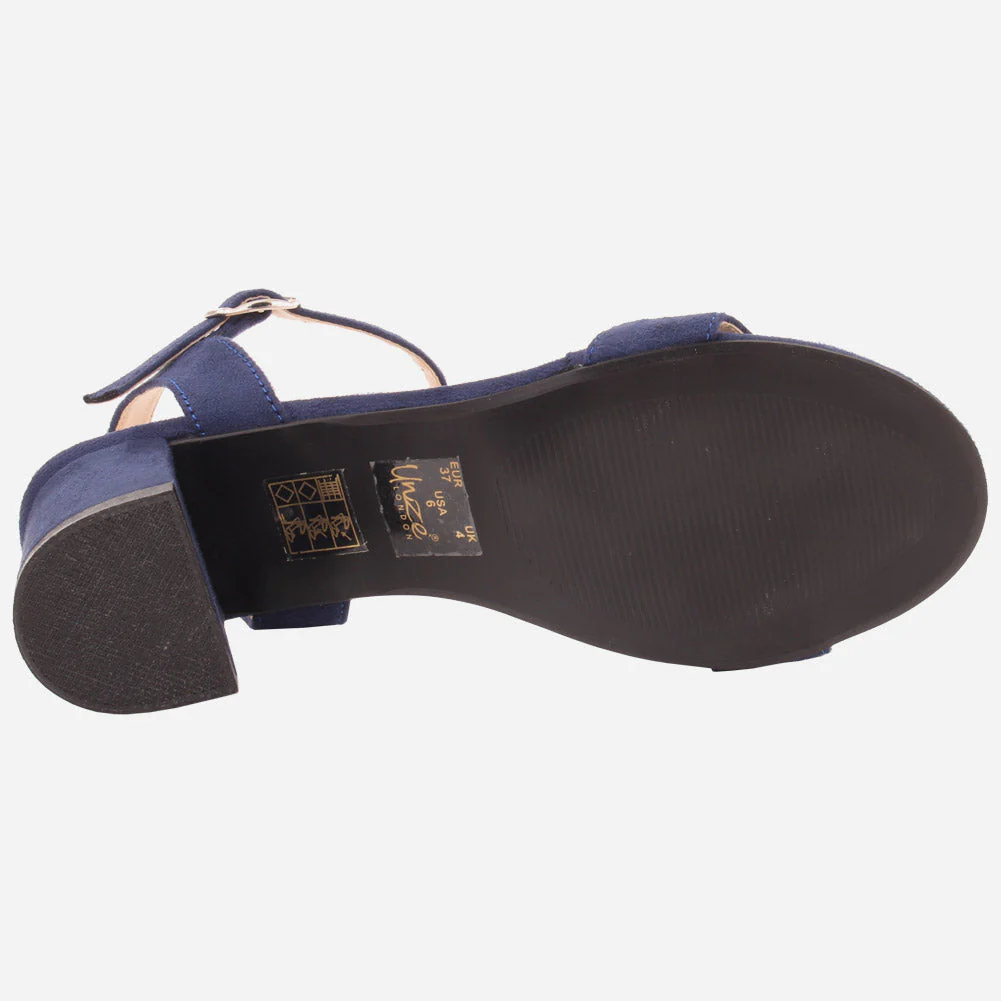 Women "SANDRA" Block Heel Stylish Sandals - Image 5