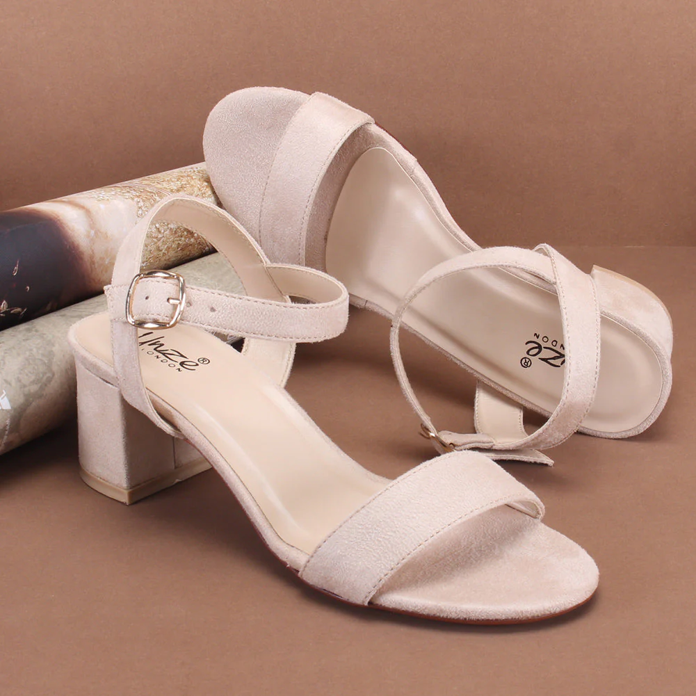 Women "SANDRA" Block Heel Stylish Sandals - Image 6