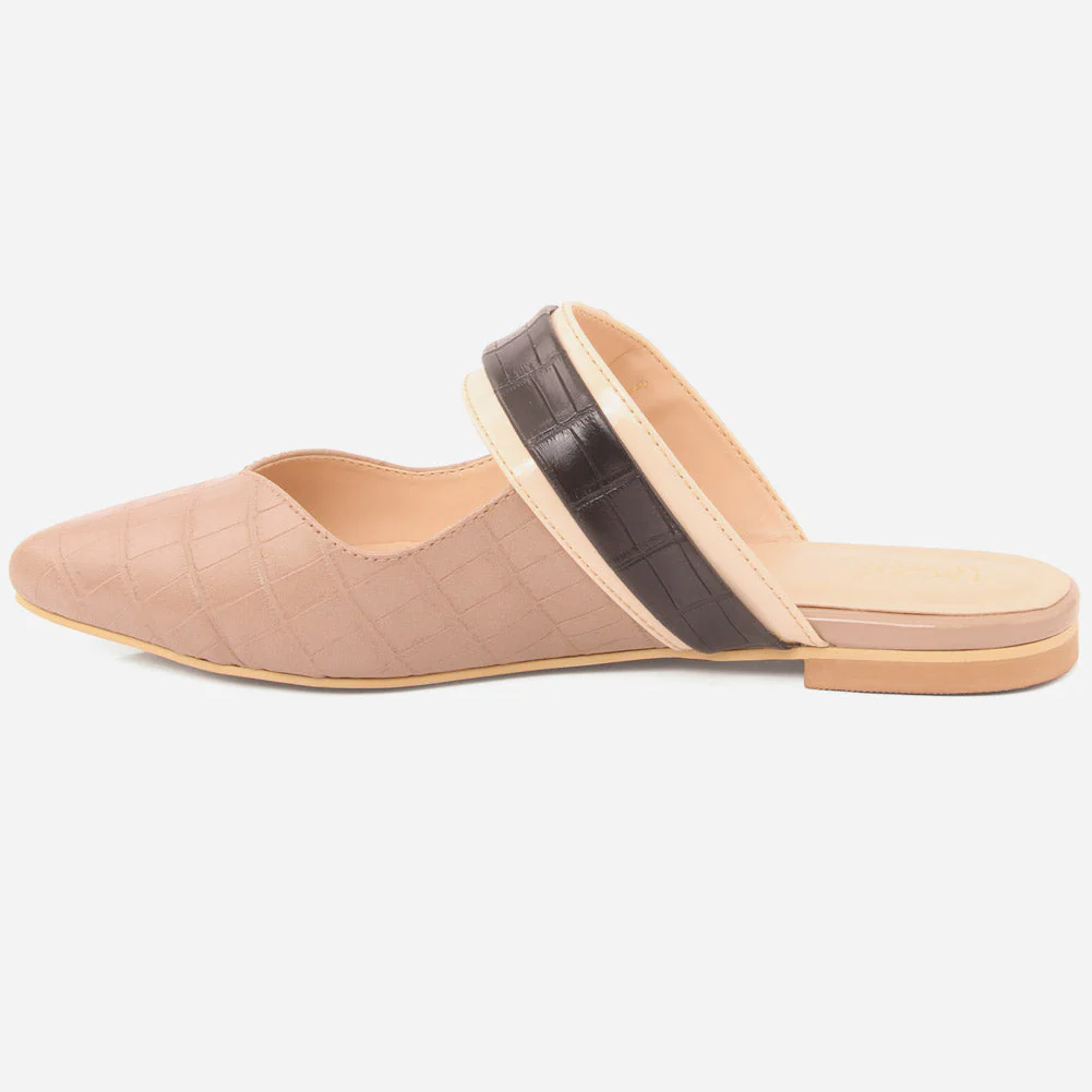 Women "SAVANNAH" Pointy Toe Flat Slippers - Image 3