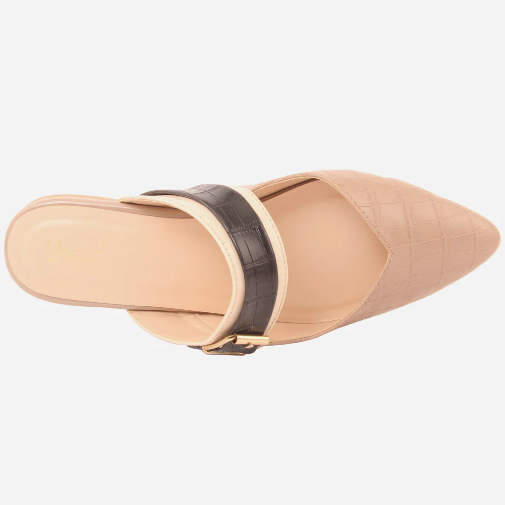 Women "SAVANNAH" Pointy Toe Flat Slippers - Image 4