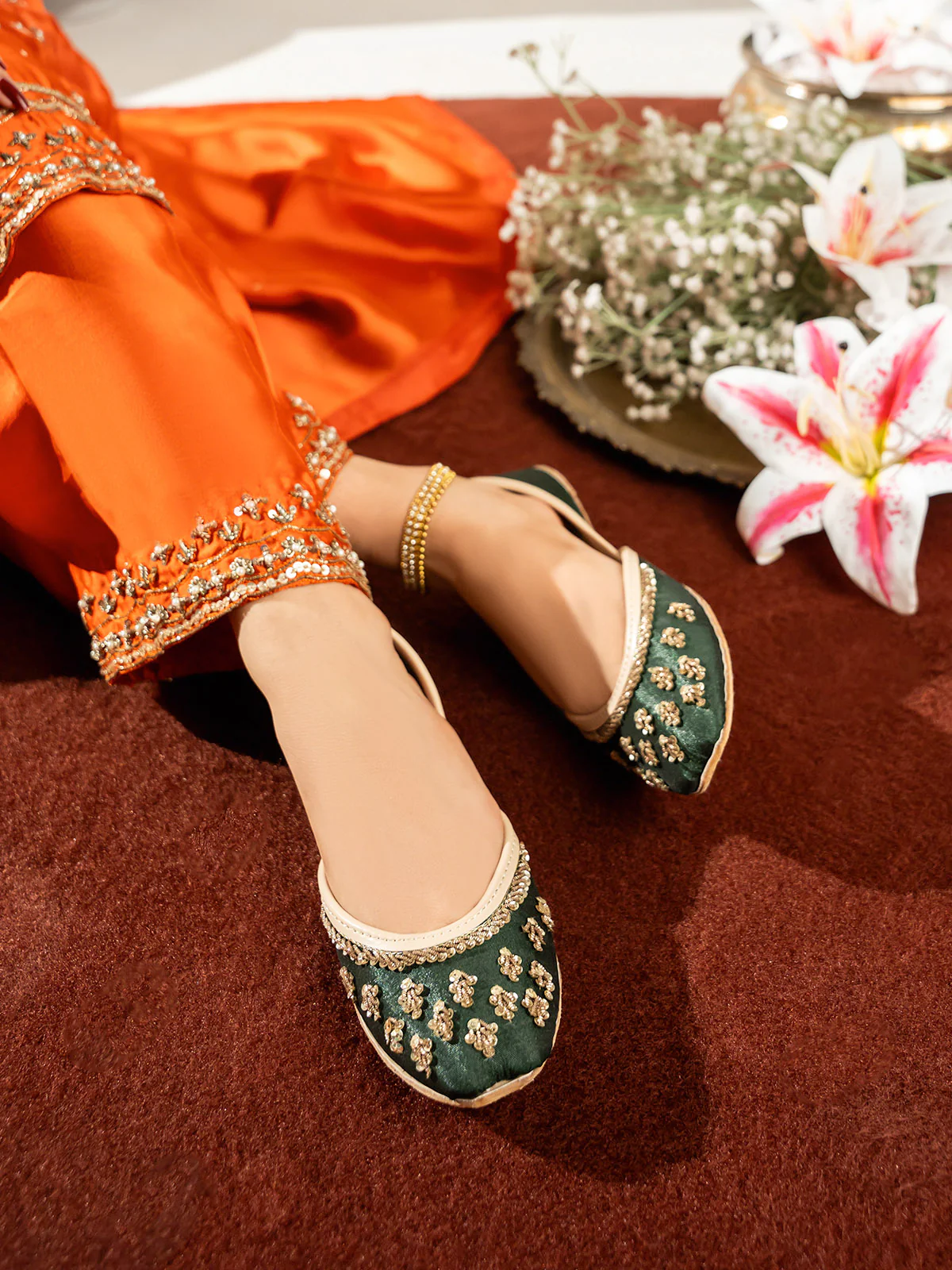 Women "SHAHI" Sole Lightweight Khussa - Image 6