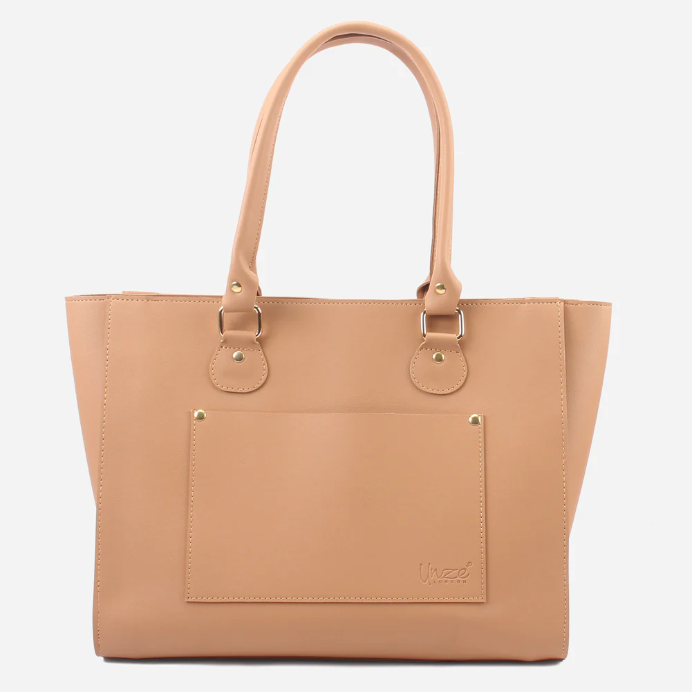Women "SLAKE" Textured Handle Bag - Image 2