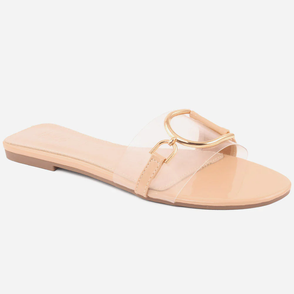 Women "SOFIA" Transparent Upper Slippers