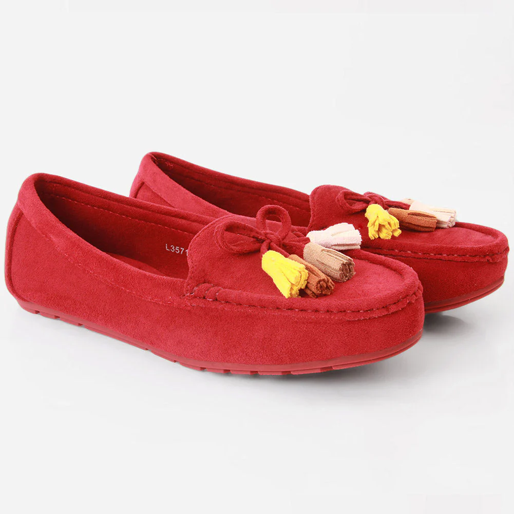 Women "SOPHIE" Suede Comfy Moccasins - Image 2