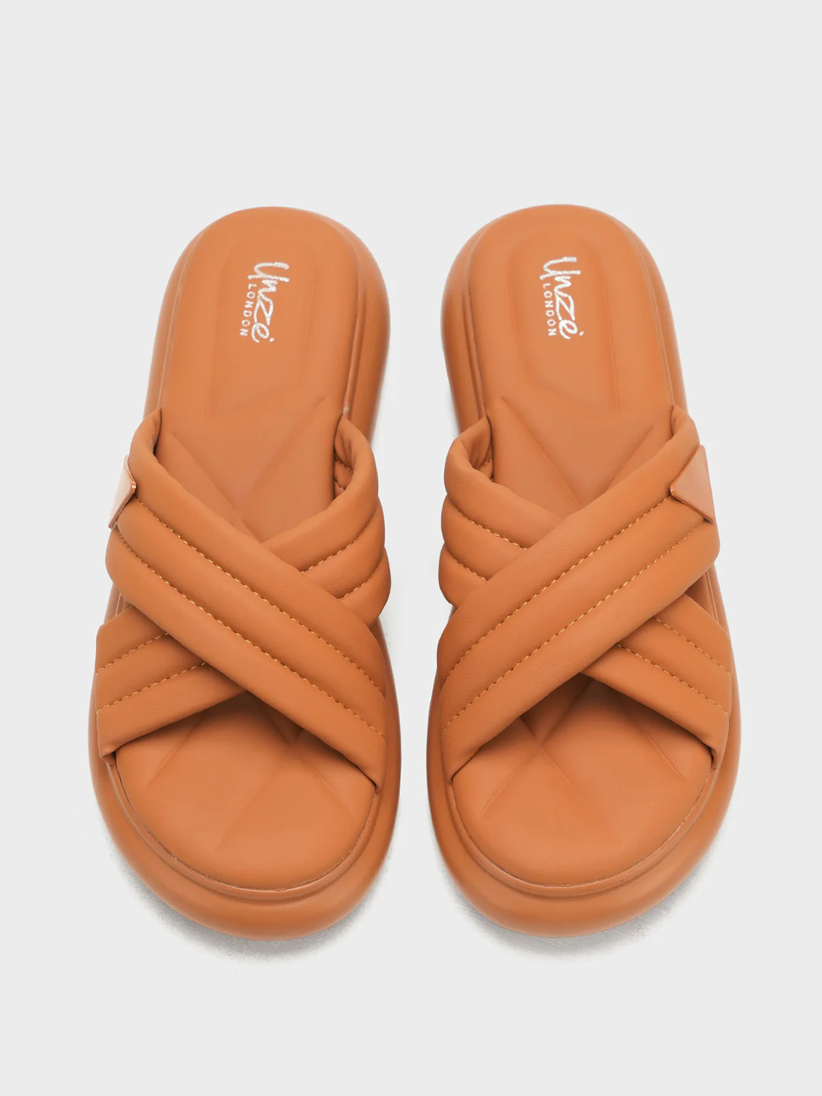 Women "STEFAN" Slip On Cross Step Slippers - Image 6