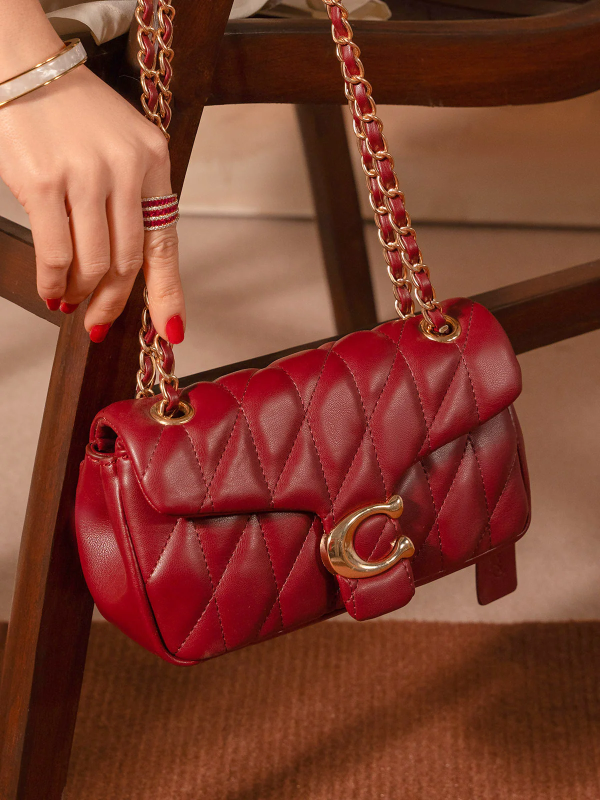 Women "STELLA" Elegant Trendy Flap Bag - Image 9