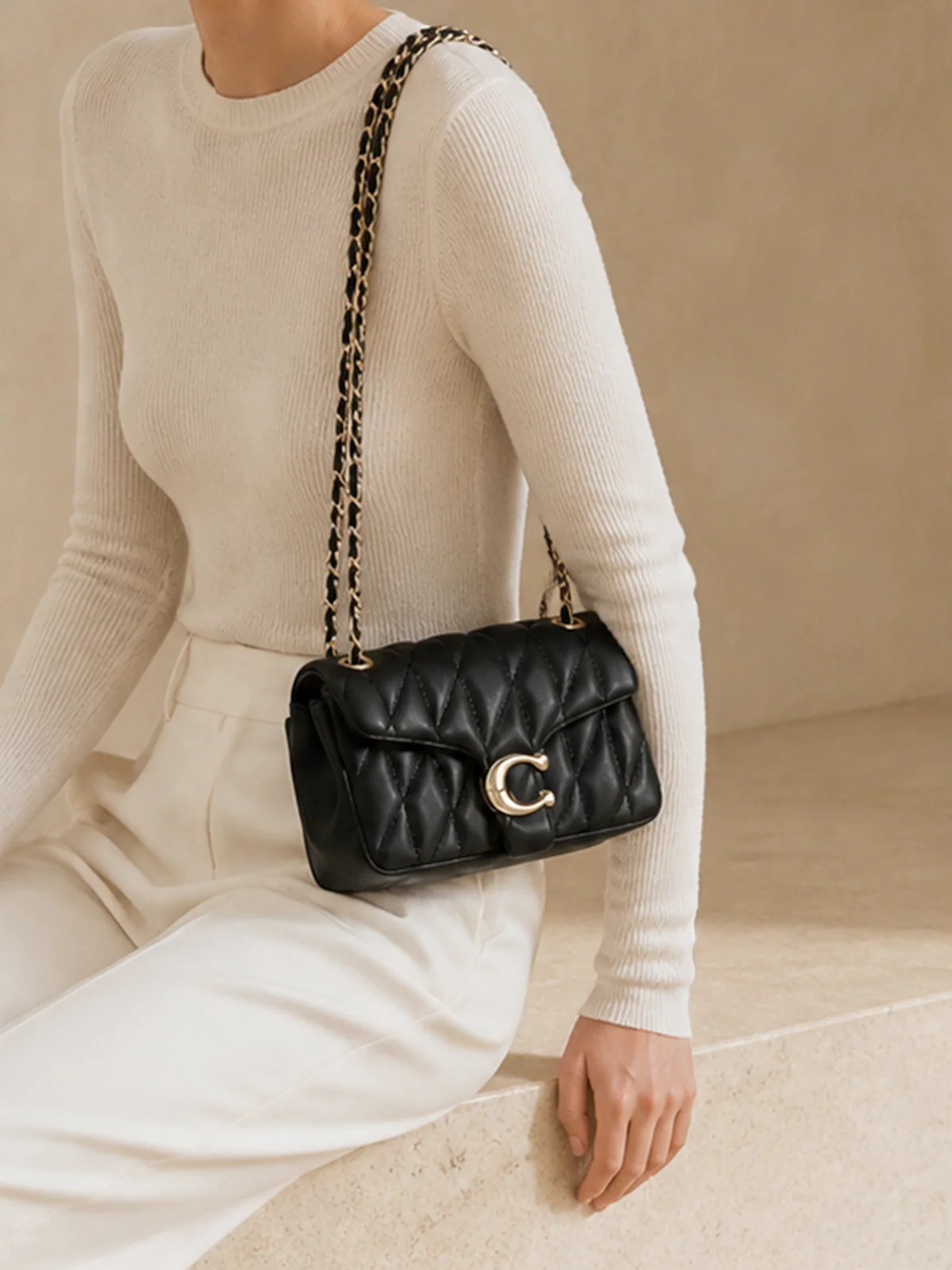 Women "STELLA" Elegant Trendy Flap Bag
