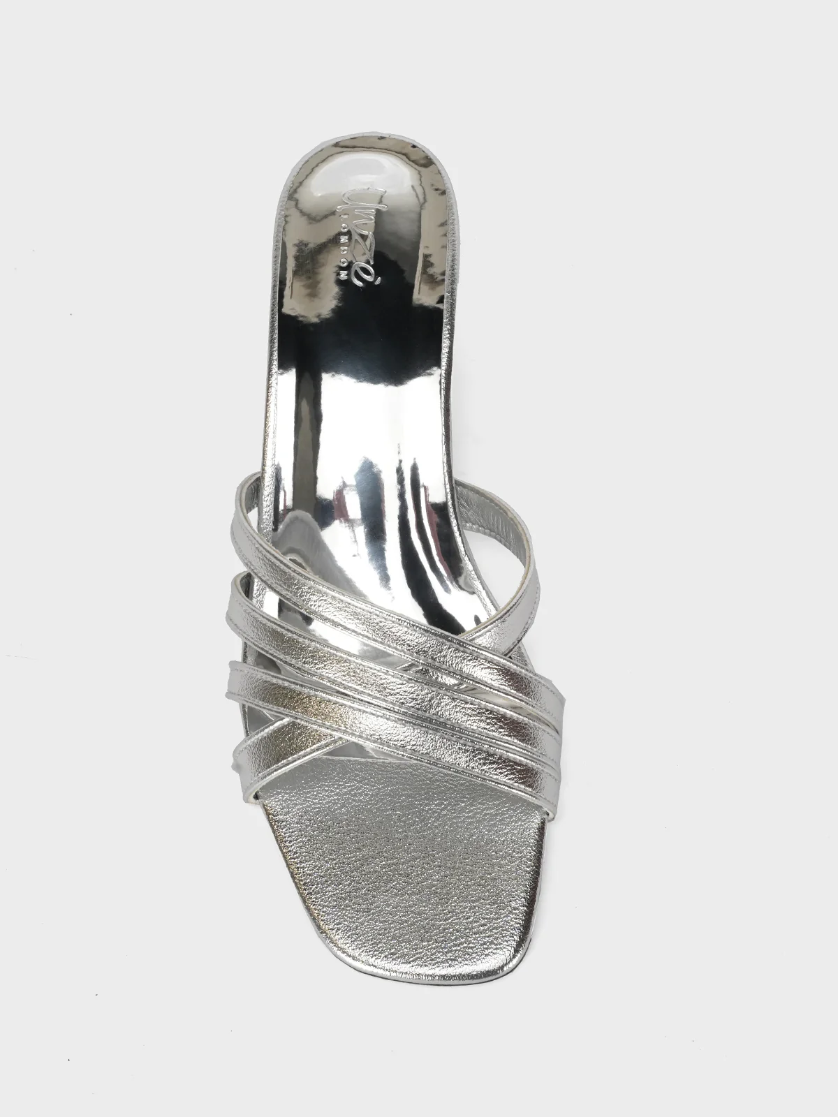 Women "SUMUS" Shiny Slip On Sandals - Image 5