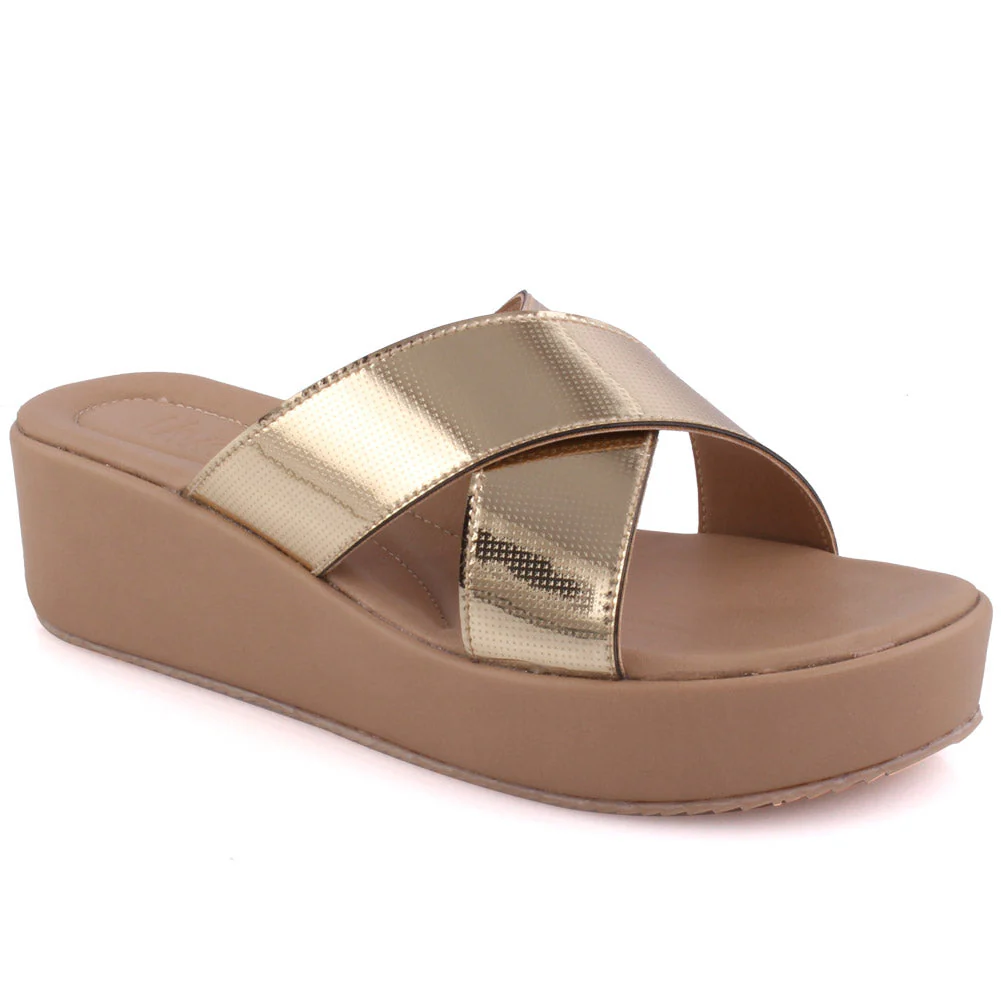 Women ā Suttonā Open Toe Flat Slippers