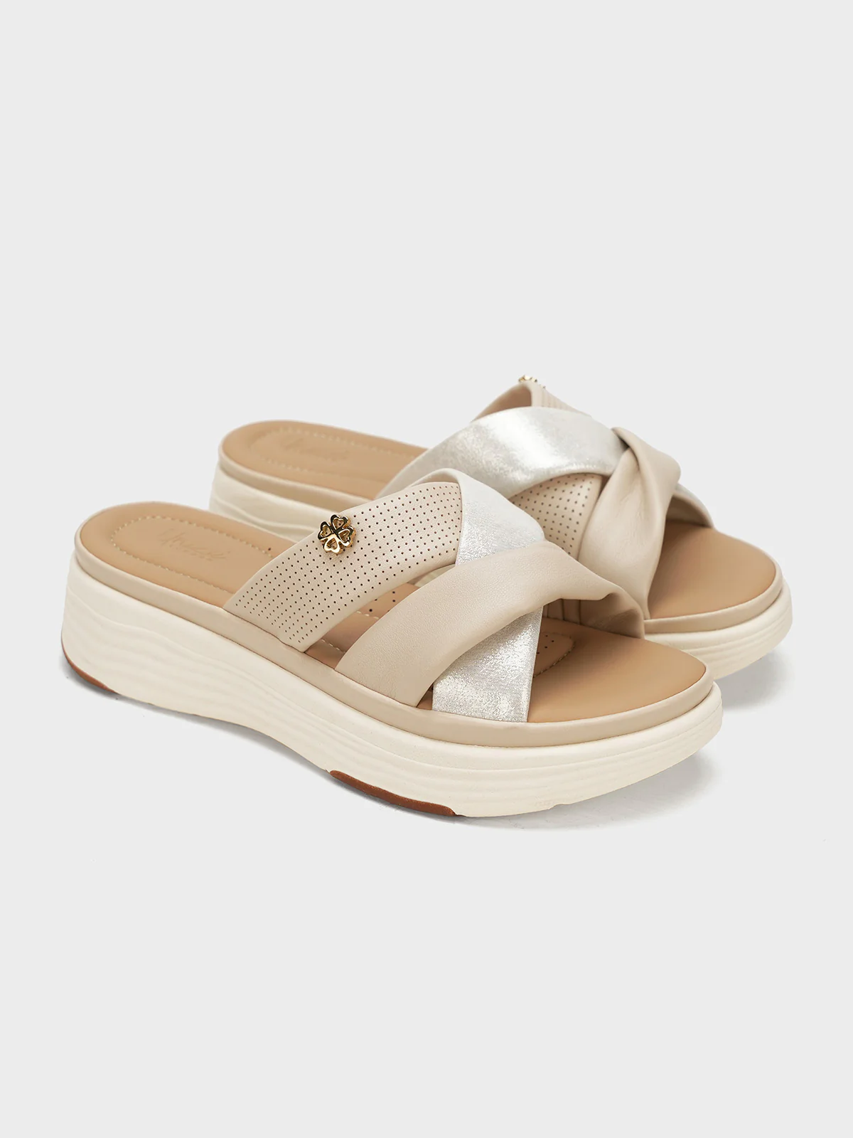 Women "TAYLOR" Cross Step Comfort Slippers - Image 4