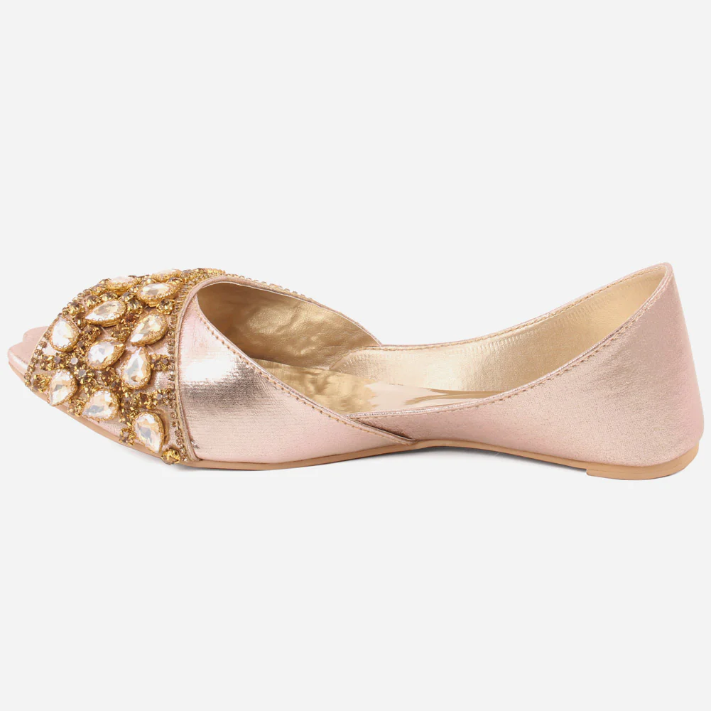 Women "THEA" Sparkle Indian Slip On Khussa - Image 3