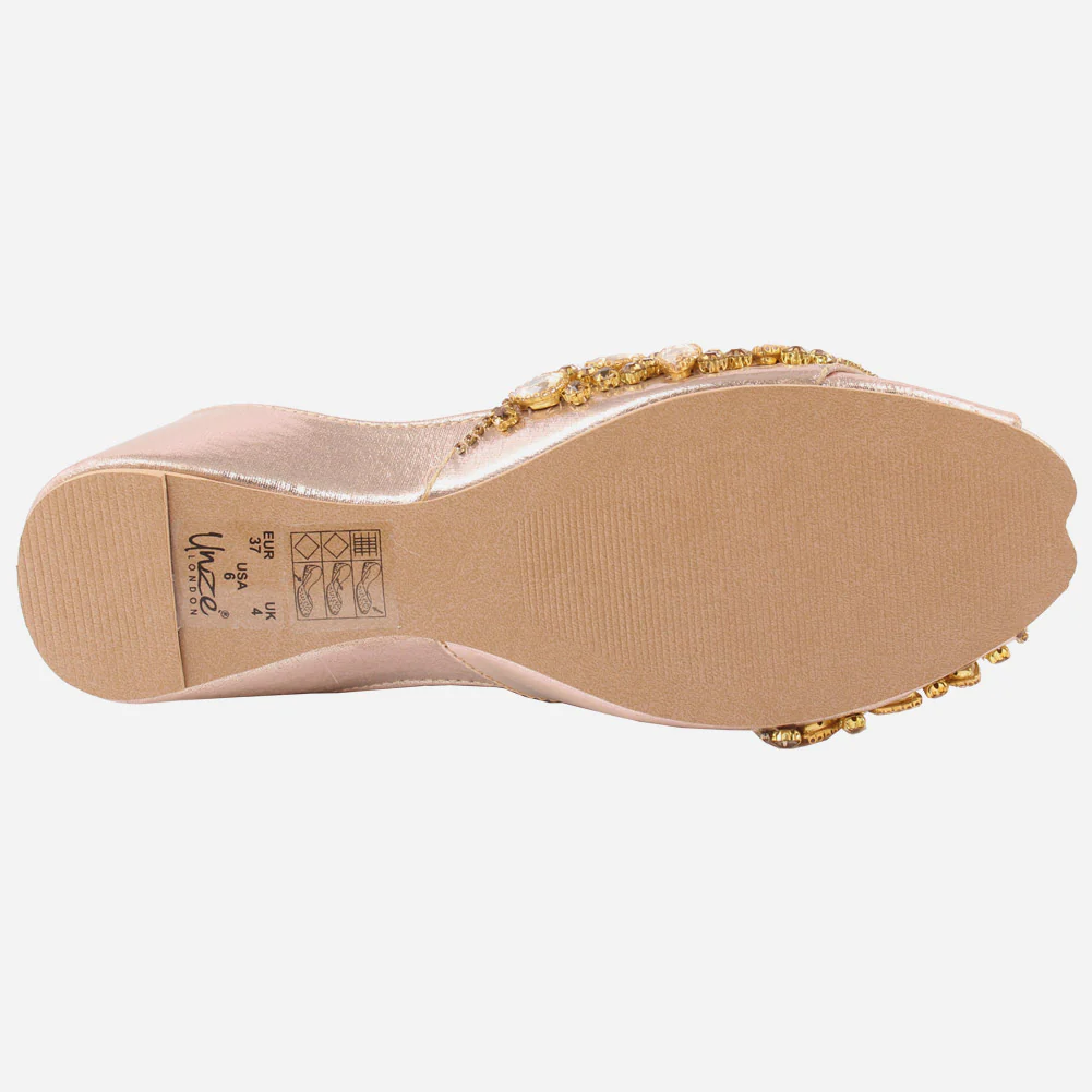 Women "THEA" Sparkle Indian Slip On Khussa - Image 5