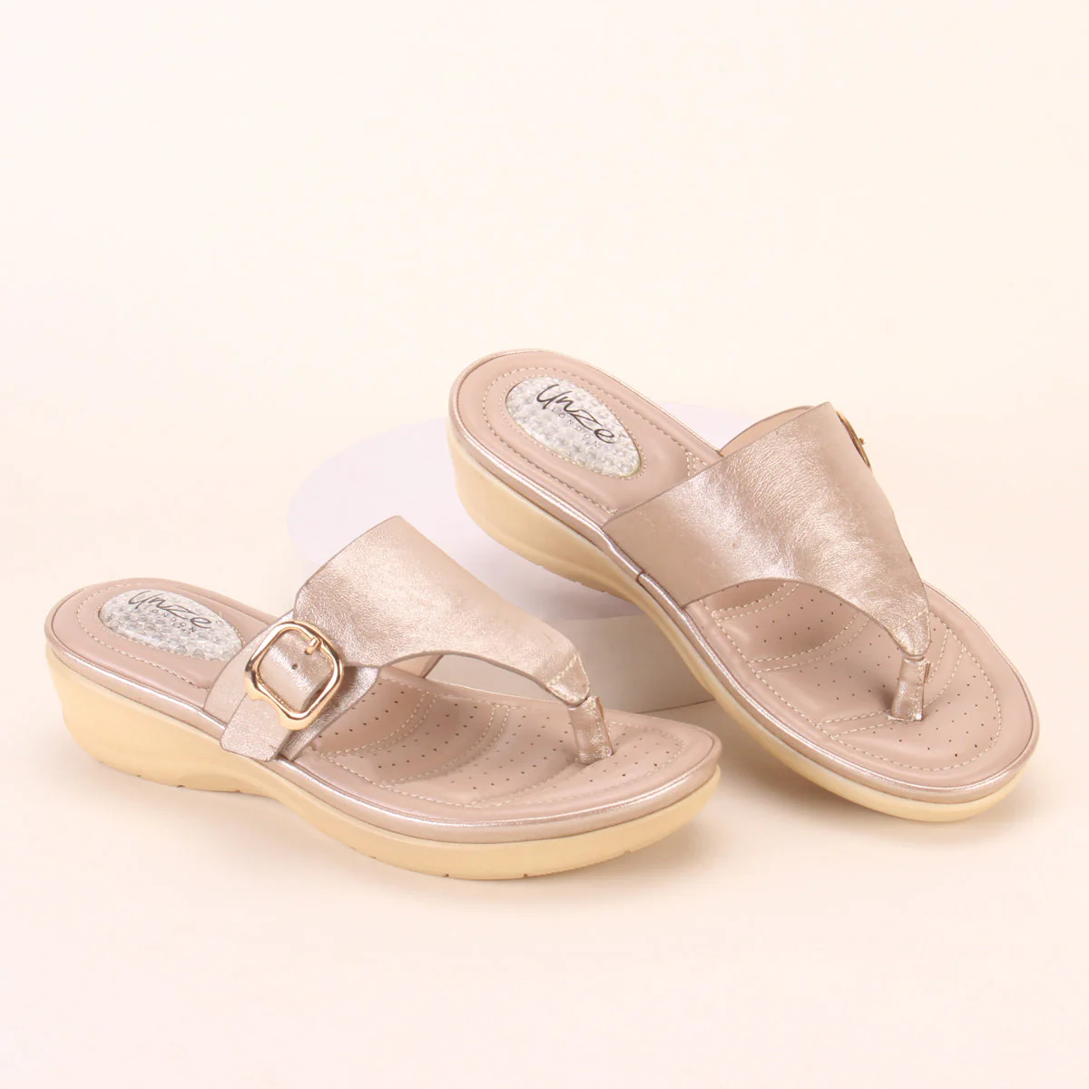 Women "TOULIN" Comfort Wedge Slippers - Image 6