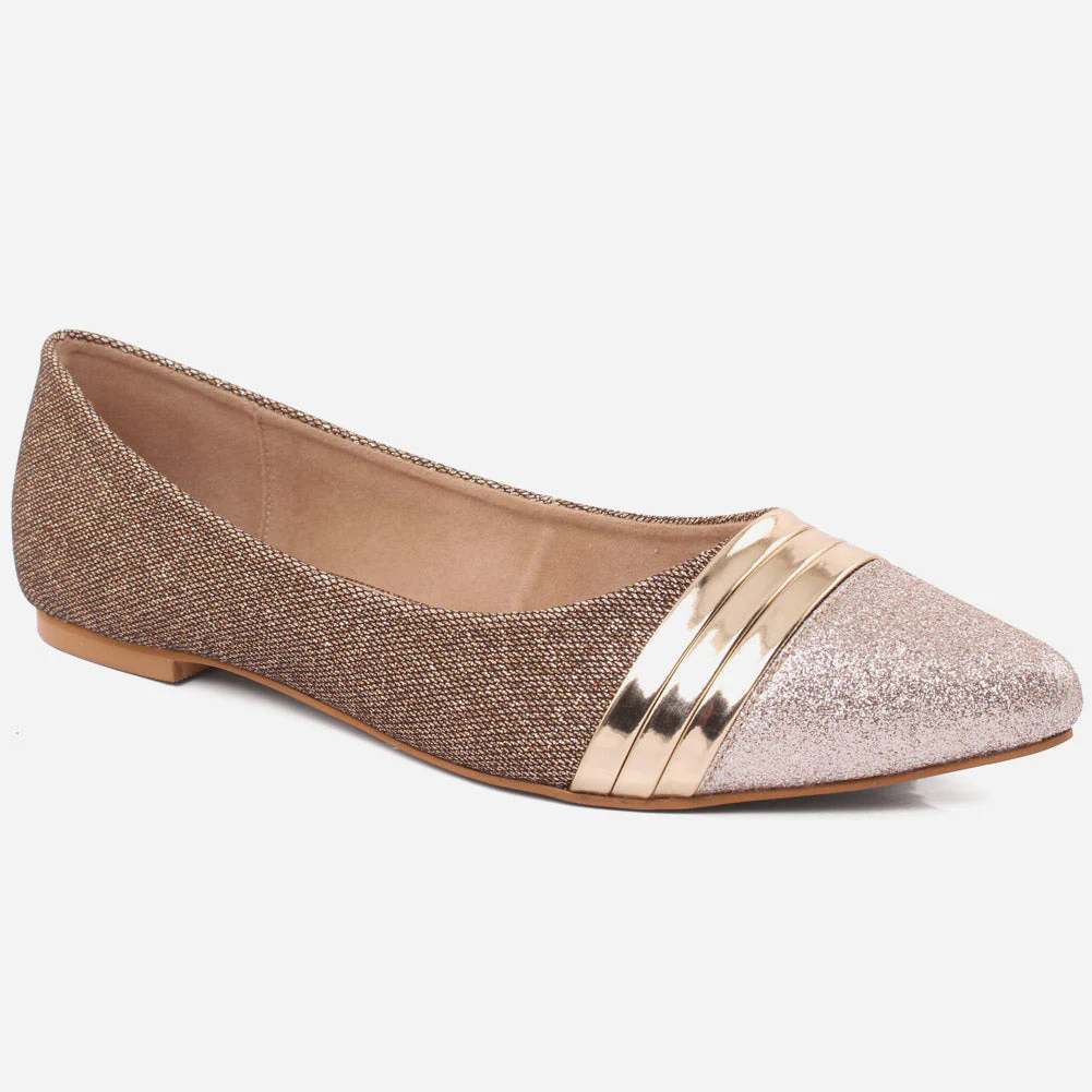 Women "Vikander" Smart & Casual Glitter Flat shoes