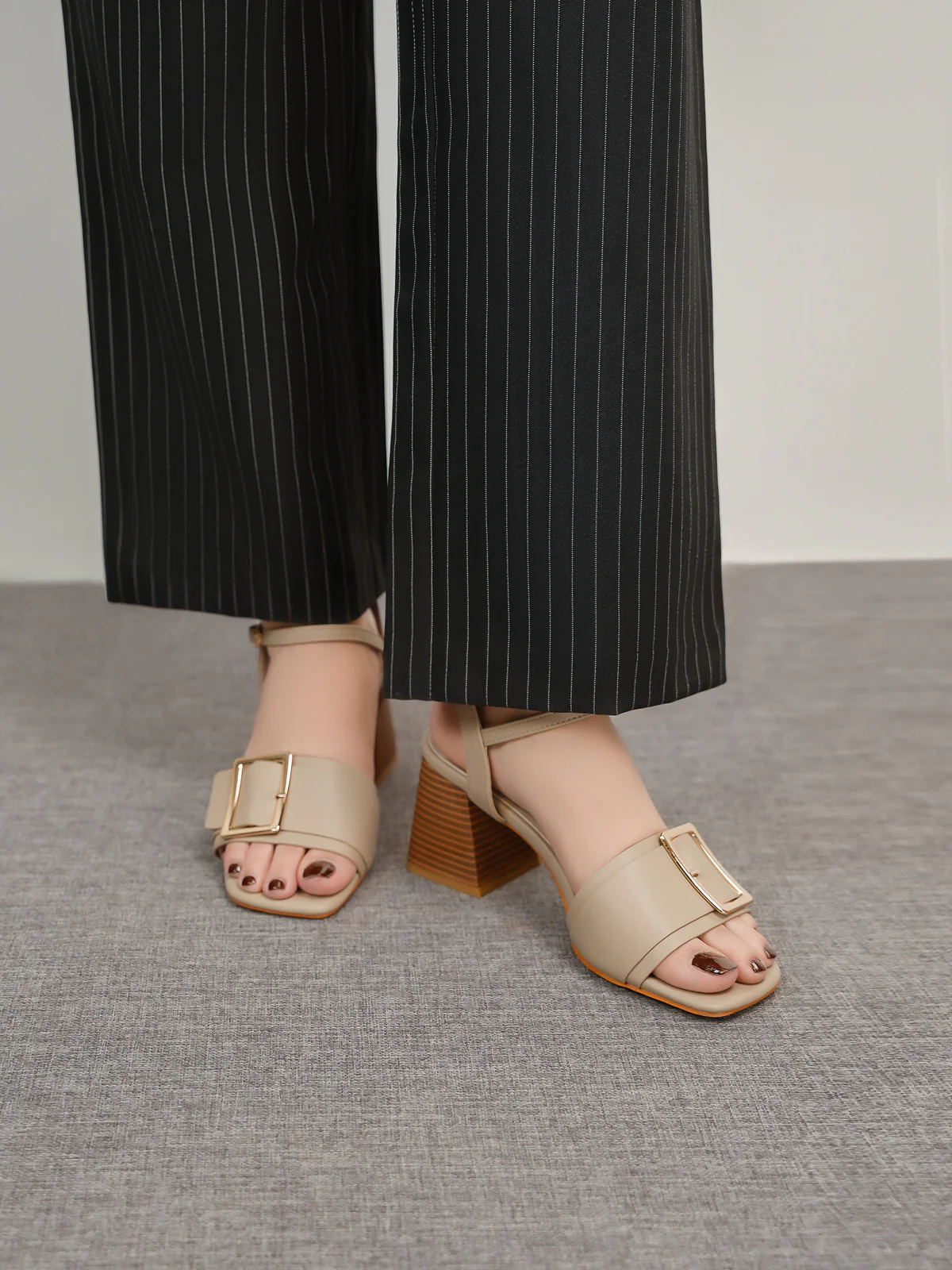 Women "VOLNEY" Decorated Heeled Sandals