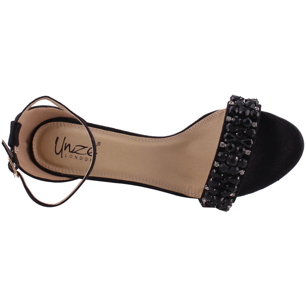 Women “WANDA” Ankle Strap Stiletto Heel Sandals - Image 4