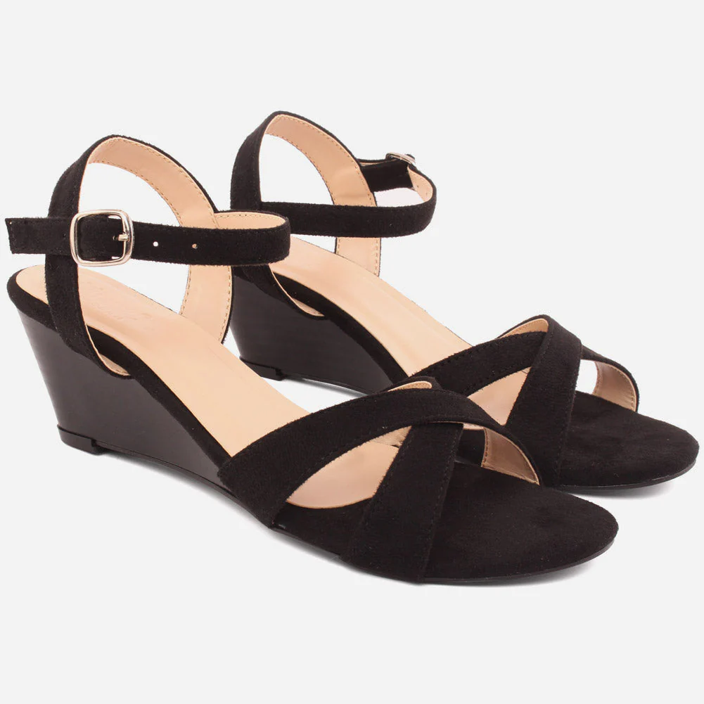 Women "WANGARI " Decent Wedge Heel Sandals - Image 2