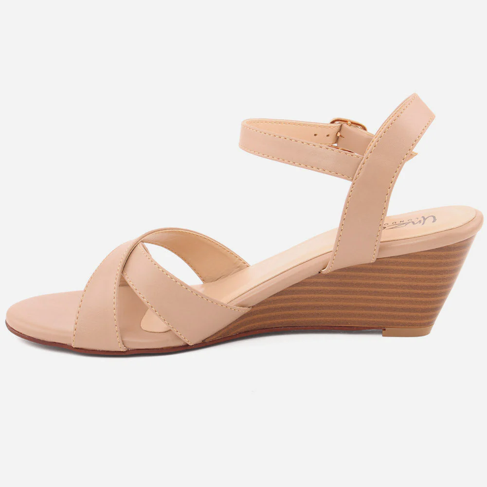Women "WANGARI " Decent Wedge Heel Sandals - Image 3