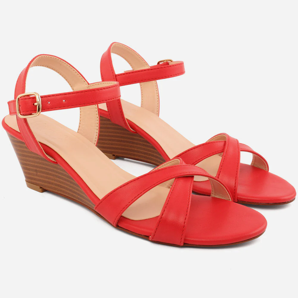 Women "WANGARI " Decent Wedge Heel Sandals - Image 2
