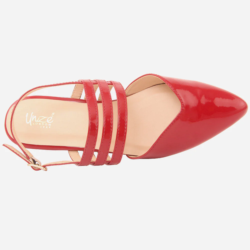 Women "XIMENA" Flat with Buckle Sandals - Image 4