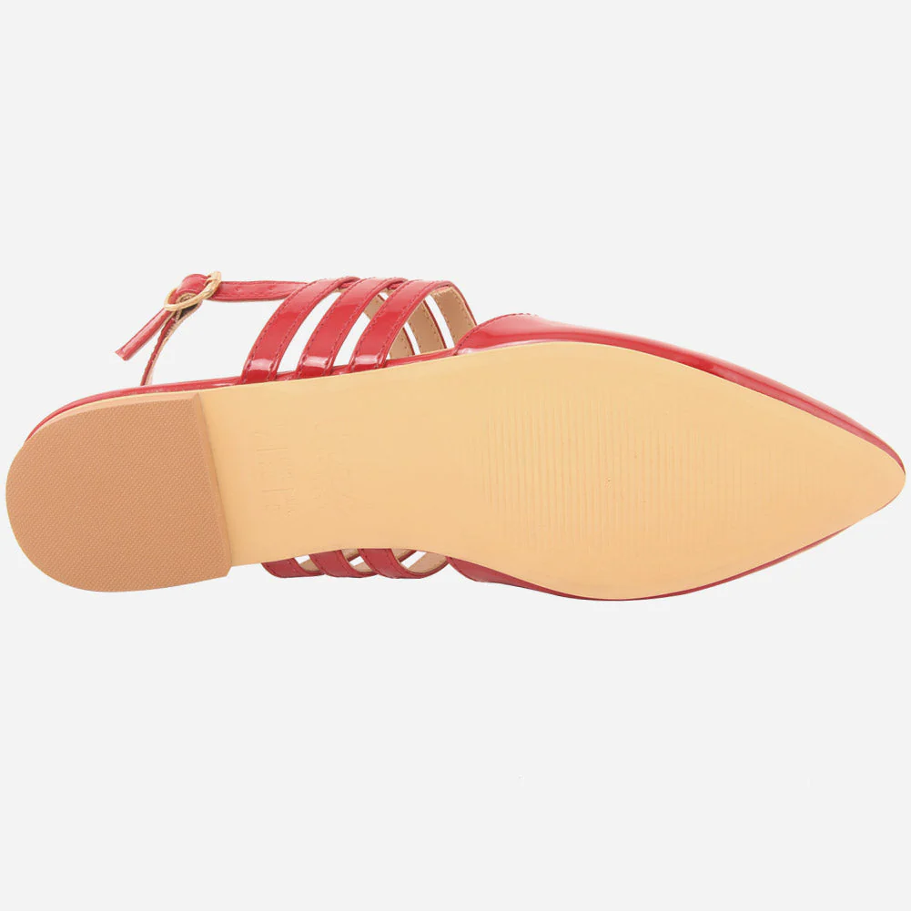 Women "XIMENA" Flat with Buckle Sandals - Image 5