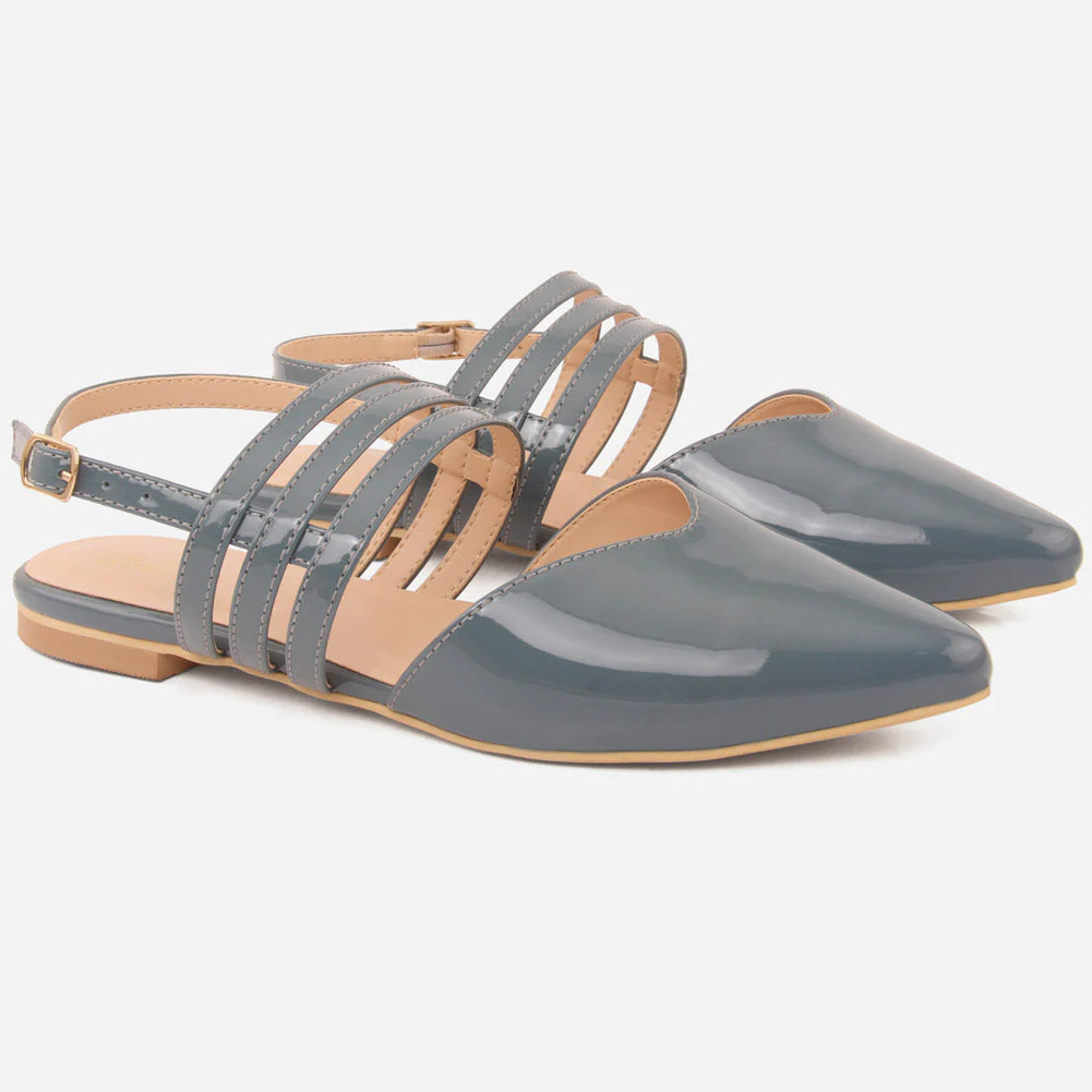 Women "XIMENA" Flat with Buckle Sandals - Image 2