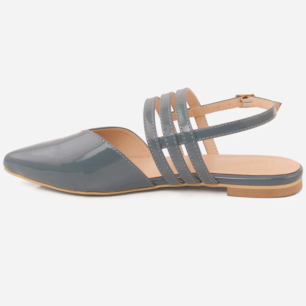Women "XIMENA" Flat with Buckle Sandals - Image 3