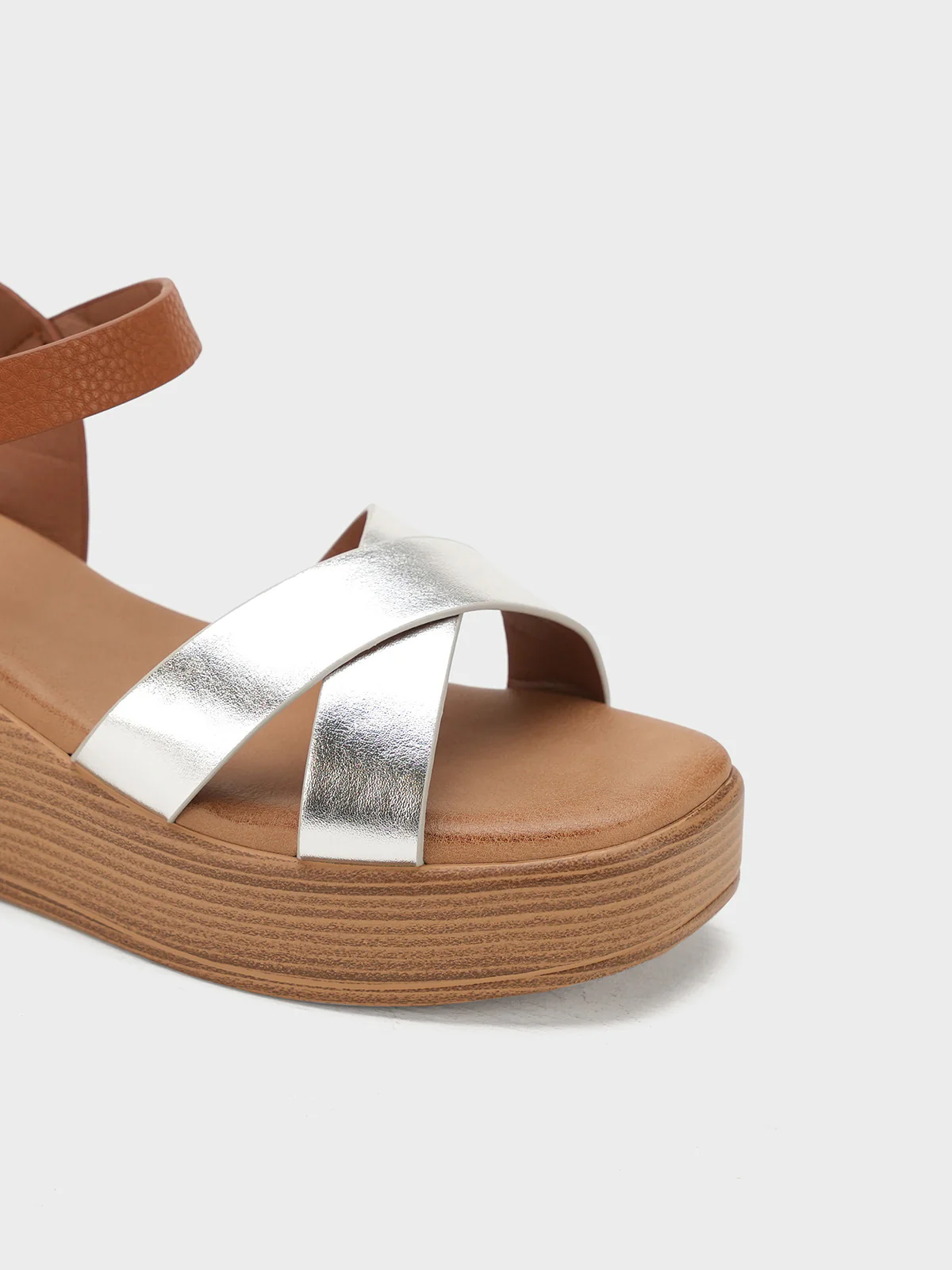 Women "ZENA" Smart Wedge Buckle Sandals - Image 5