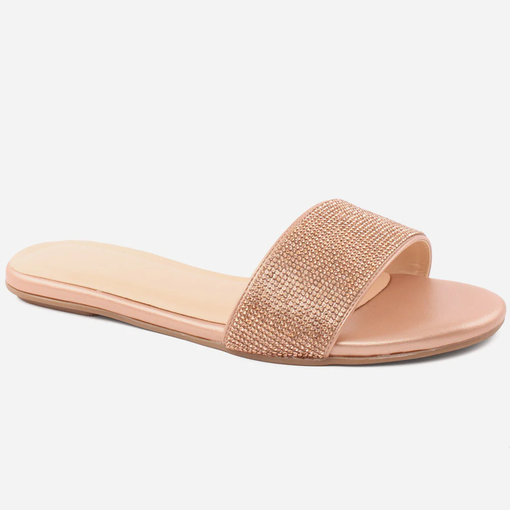 Women "Zoe" Sophisticated Glittering Slippers