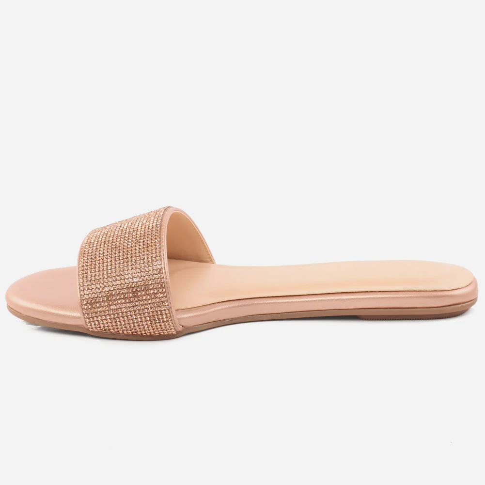 Women "Zoe" Sophisticated Glittering Slippers - Image 3