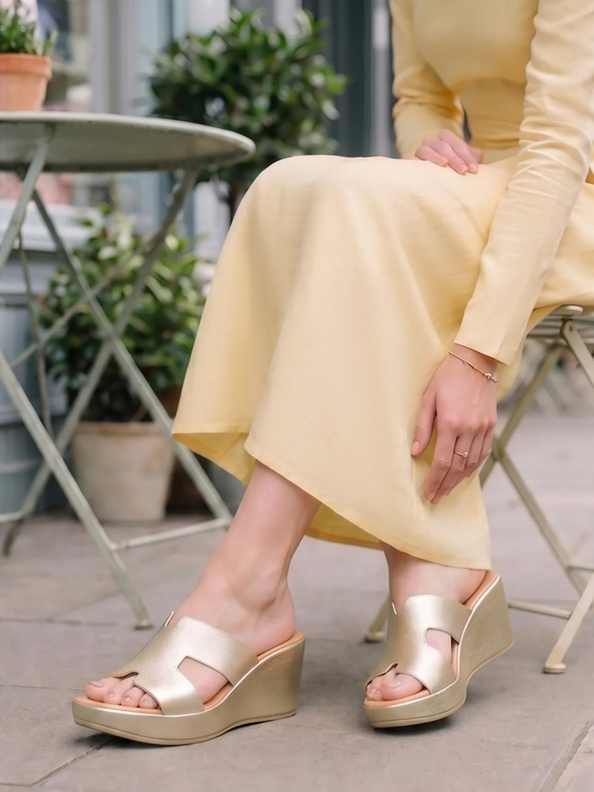 Women "ZOEY" Graceful Wedge Slippers