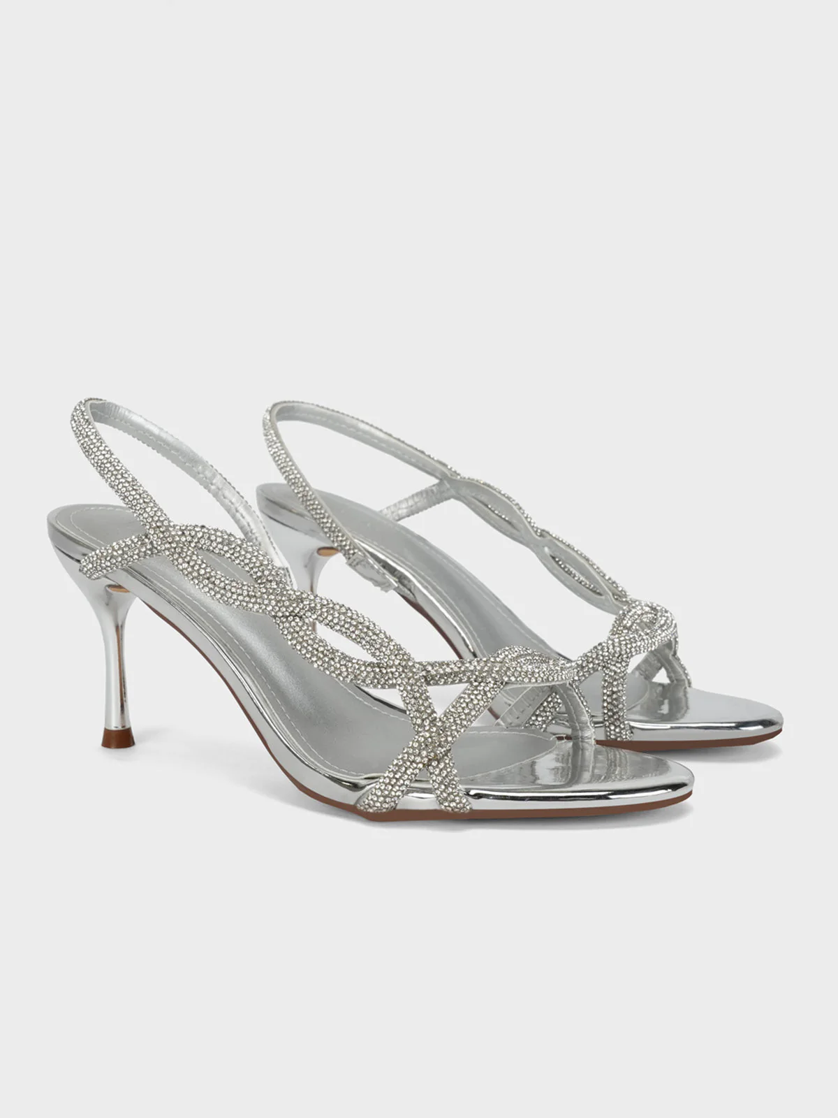 Women's "ADAGIO" Decorated Evening Sandals - Image 2
