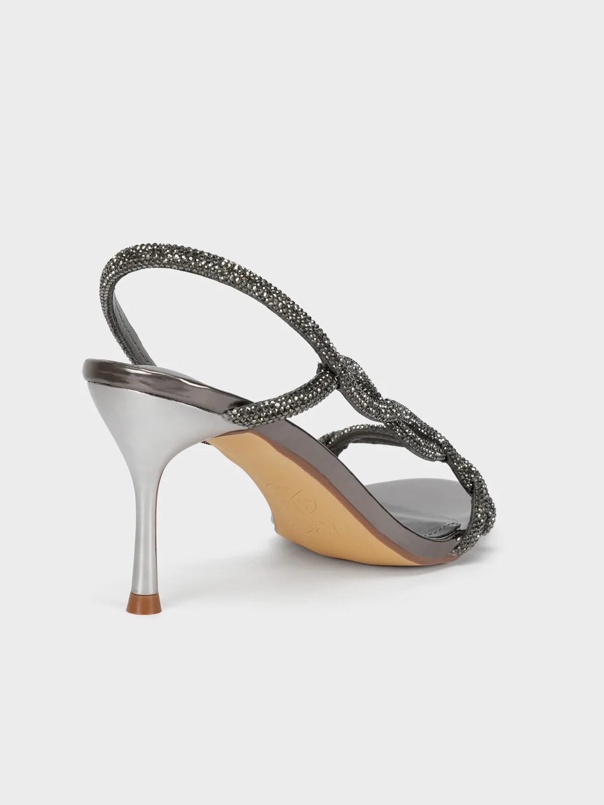Women's "ADAGIO" Decorated Evening Sandals - Image 3