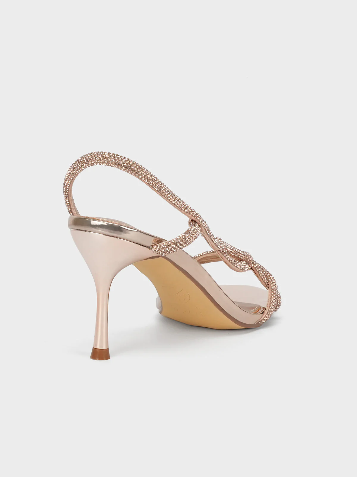 Women's "ADAGIO" Decorated Evening Sandals - Image 3